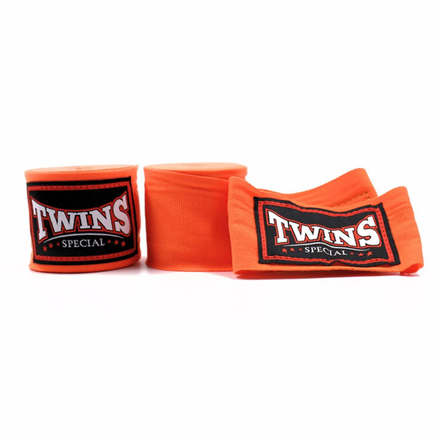 Twins Special CH5 4.5m Elastic Handwraps - Orange - Image 2