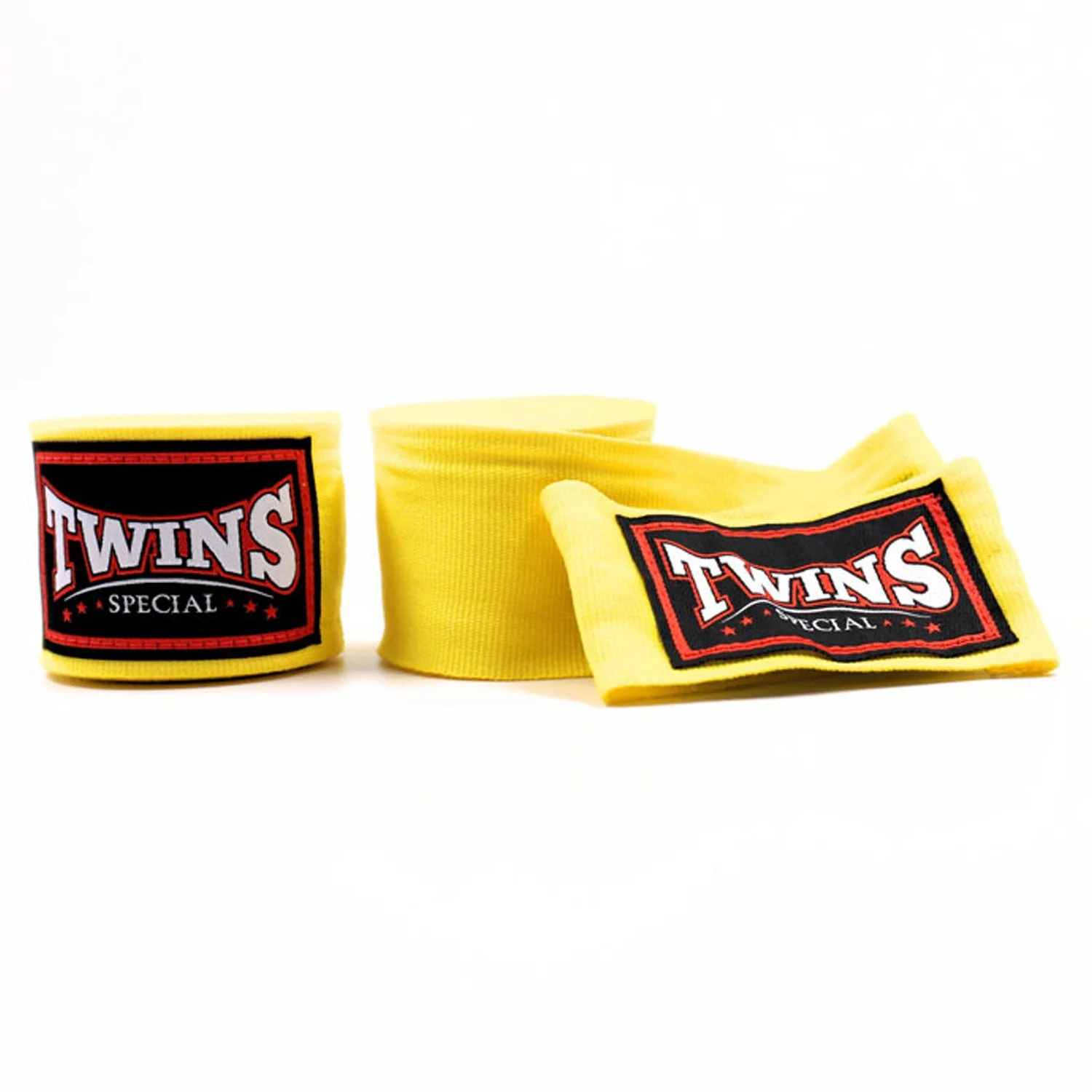 Twins Special CH5 4.5m Elastic Handwraps - Yellow - Image 2