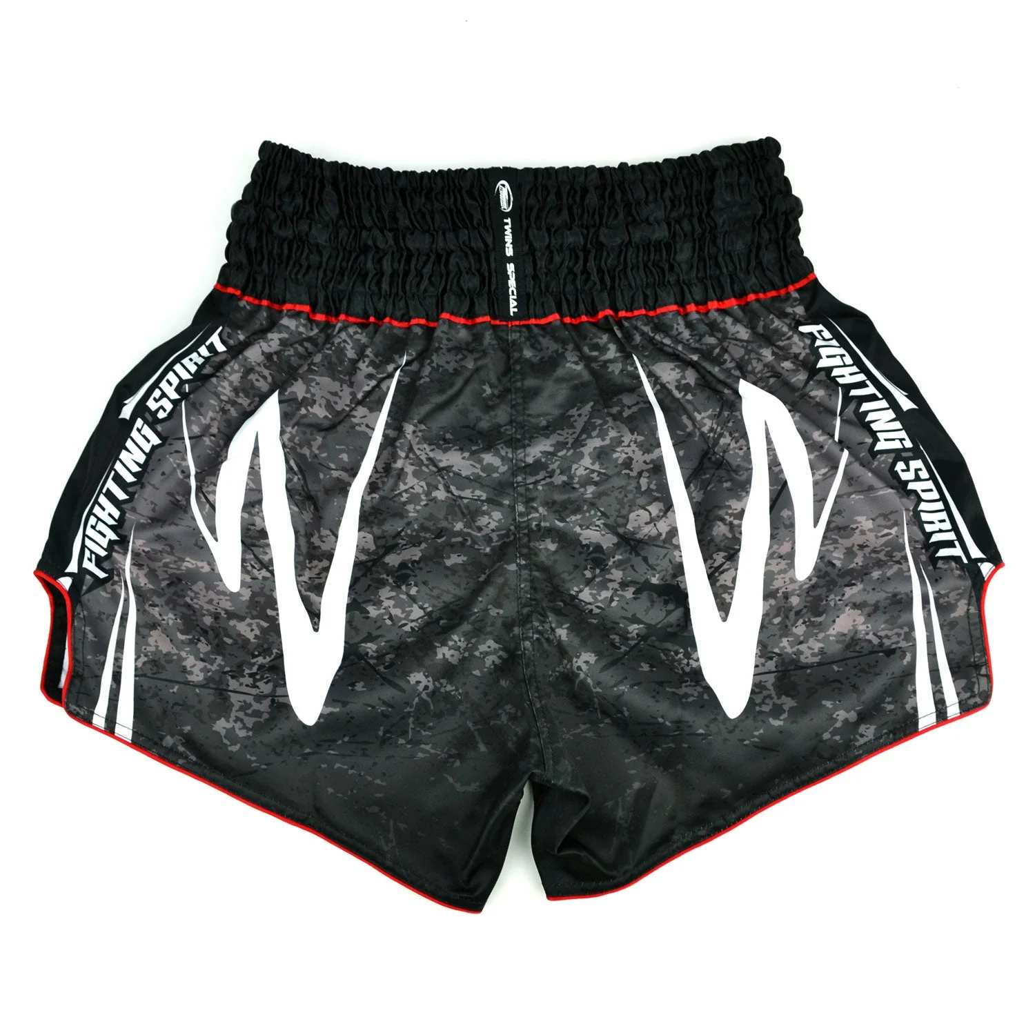 Twins Special Muaythai Shorts - RUSTY Black - Image 2