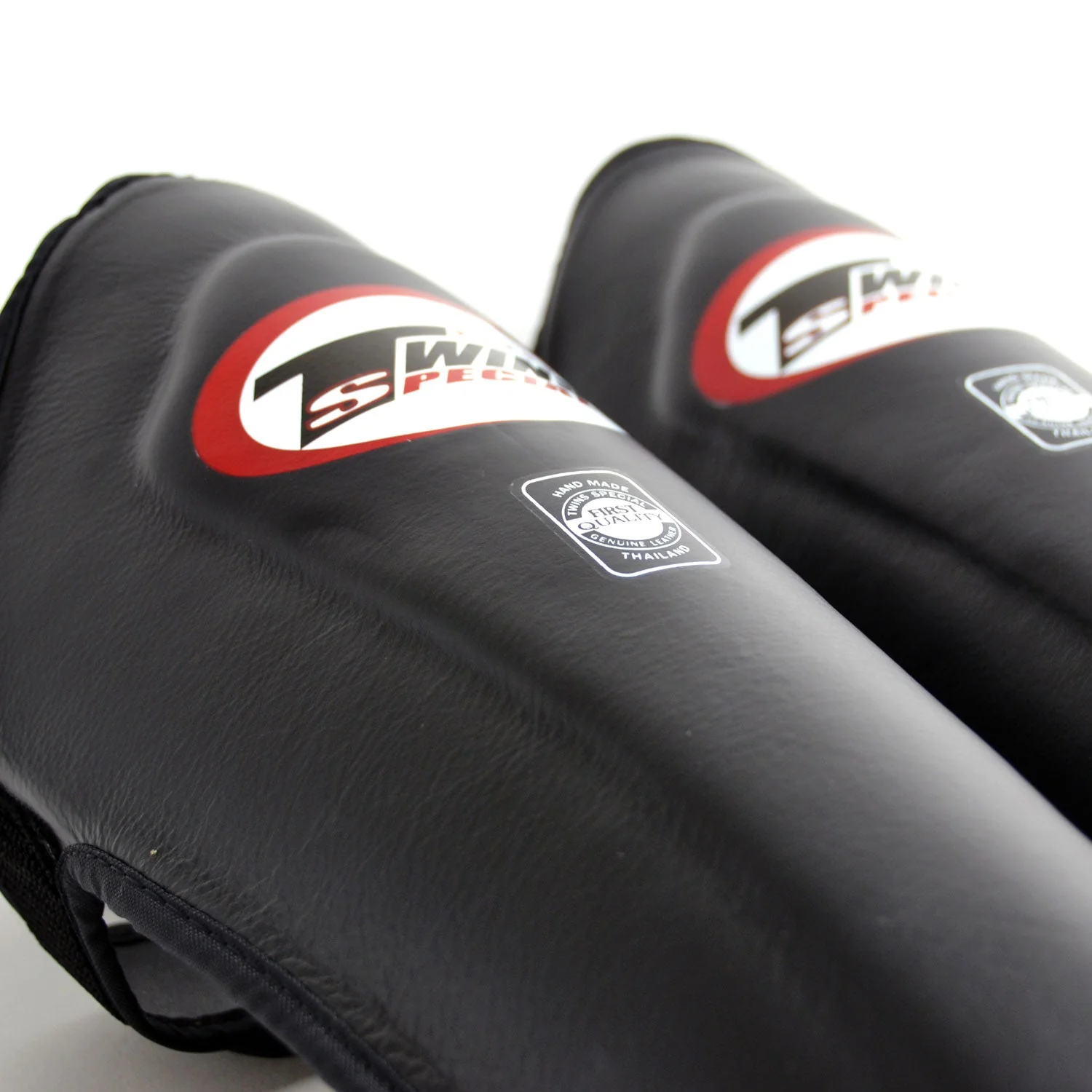 Twins Special SGL10 Leather Shin Pads - Black - Image 3