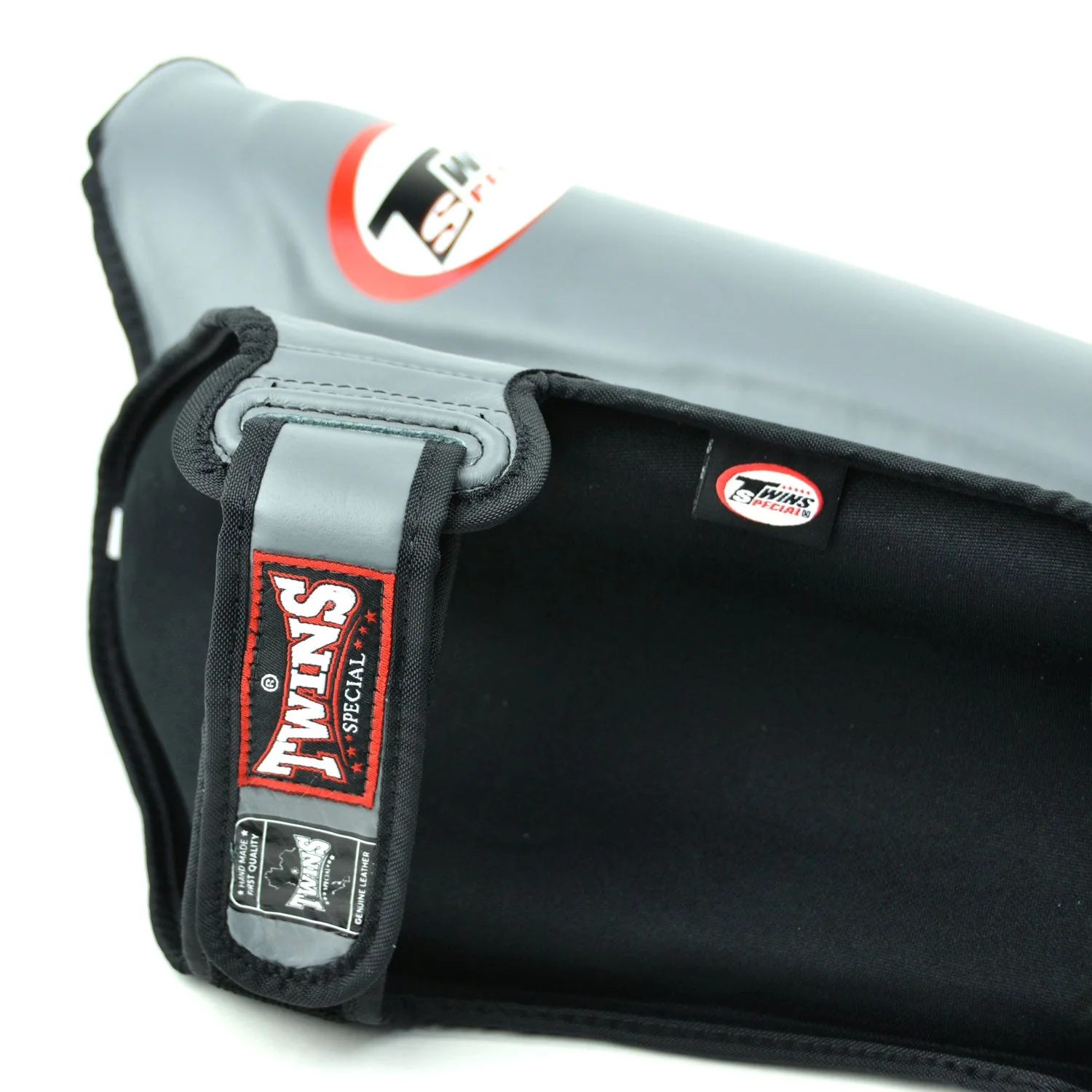 Twins Special SGL10 Leather Shin Pads - Grey - Image 2