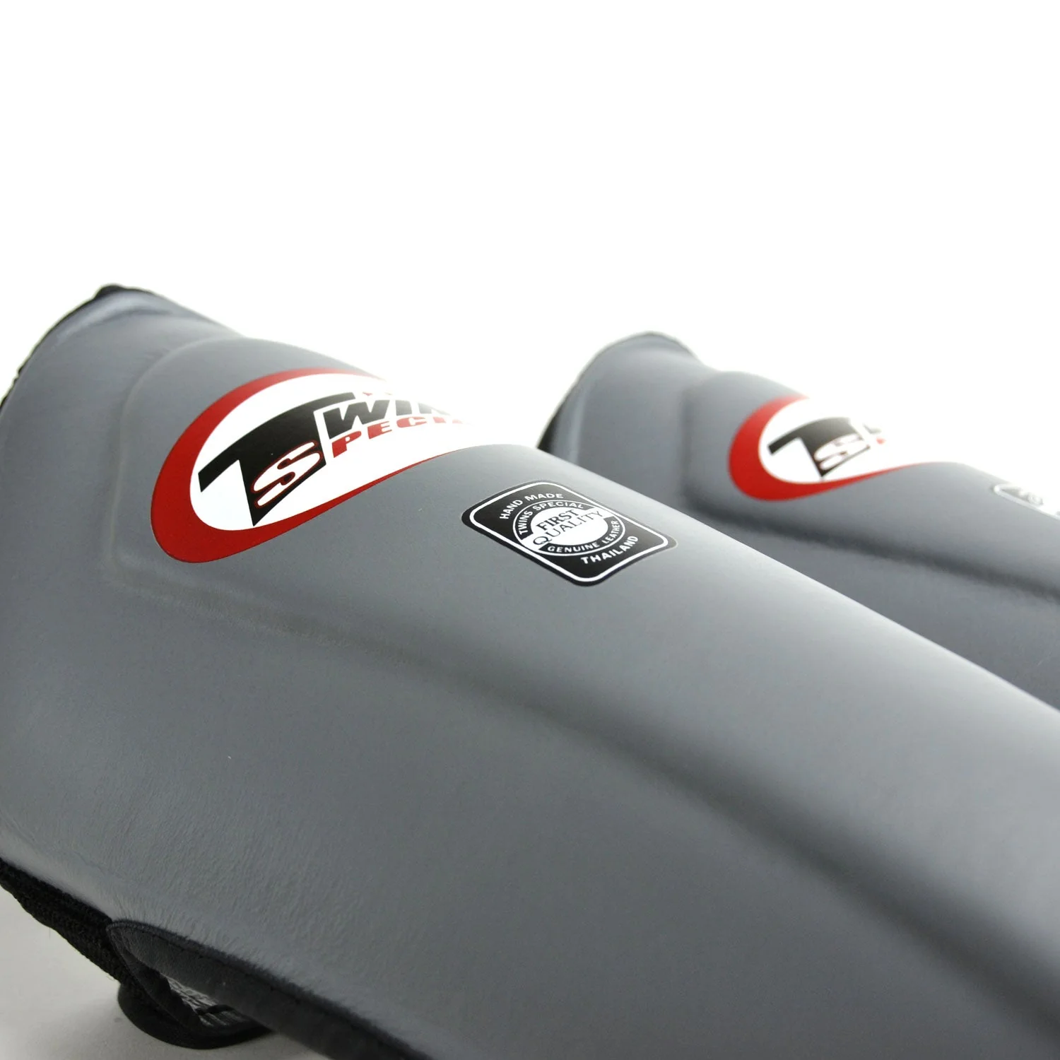 Twins Special SGL10 Leather Shin Pads - Grey - Image 3