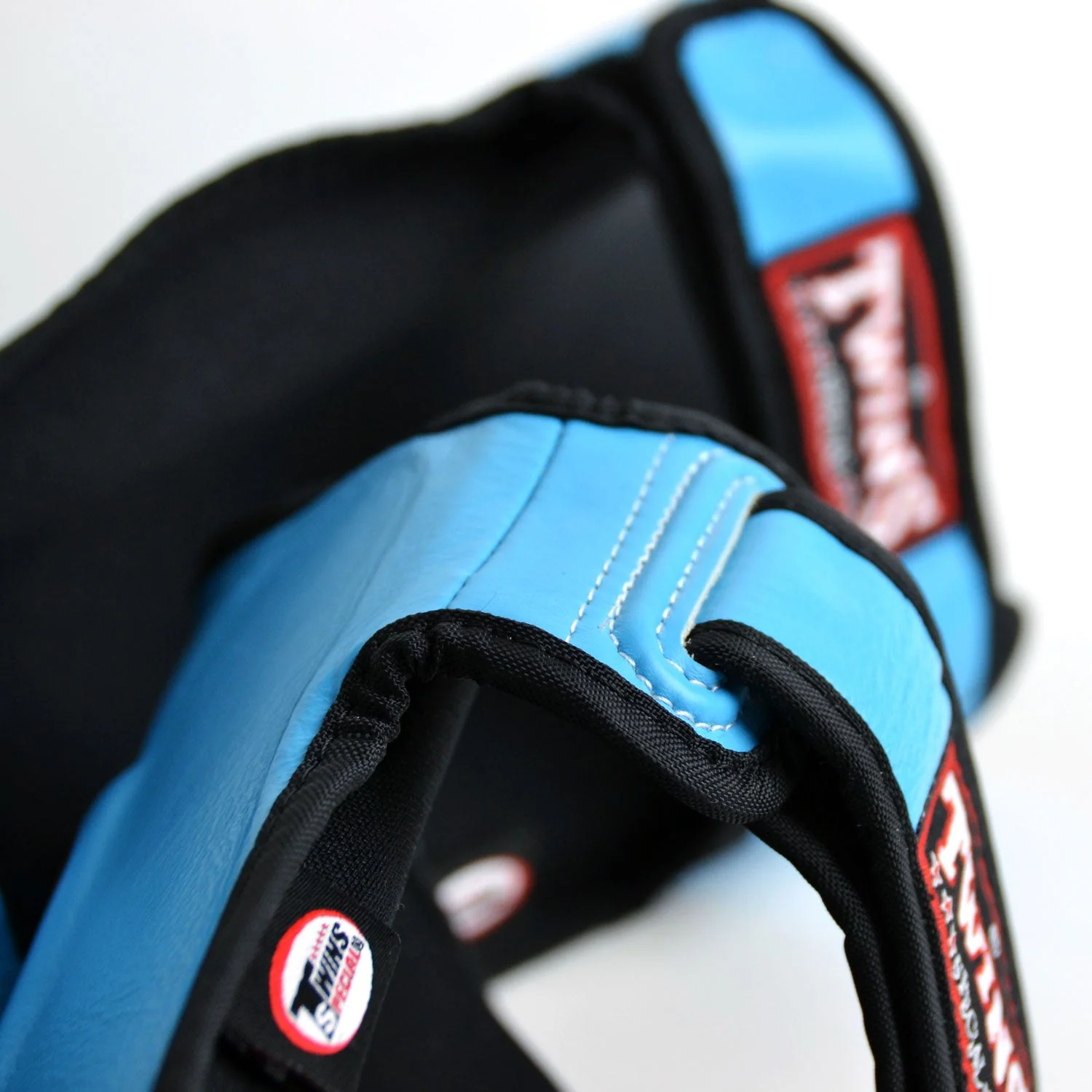 Twins Special SGL10 Leather Shin Pads - Light Blue - Image 4