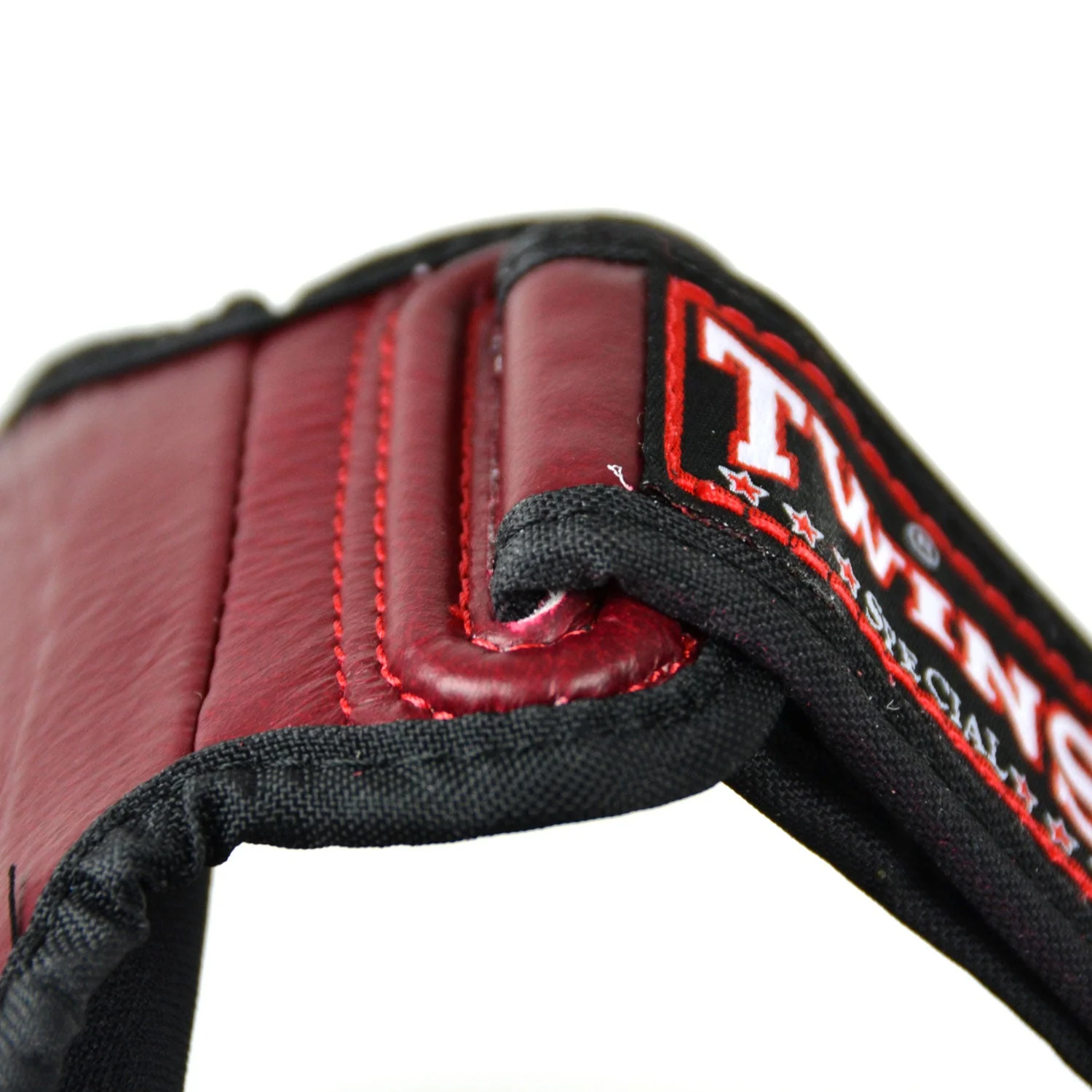 Twins Special SGL10 Leather Shin Pads - Maroon - Image 5