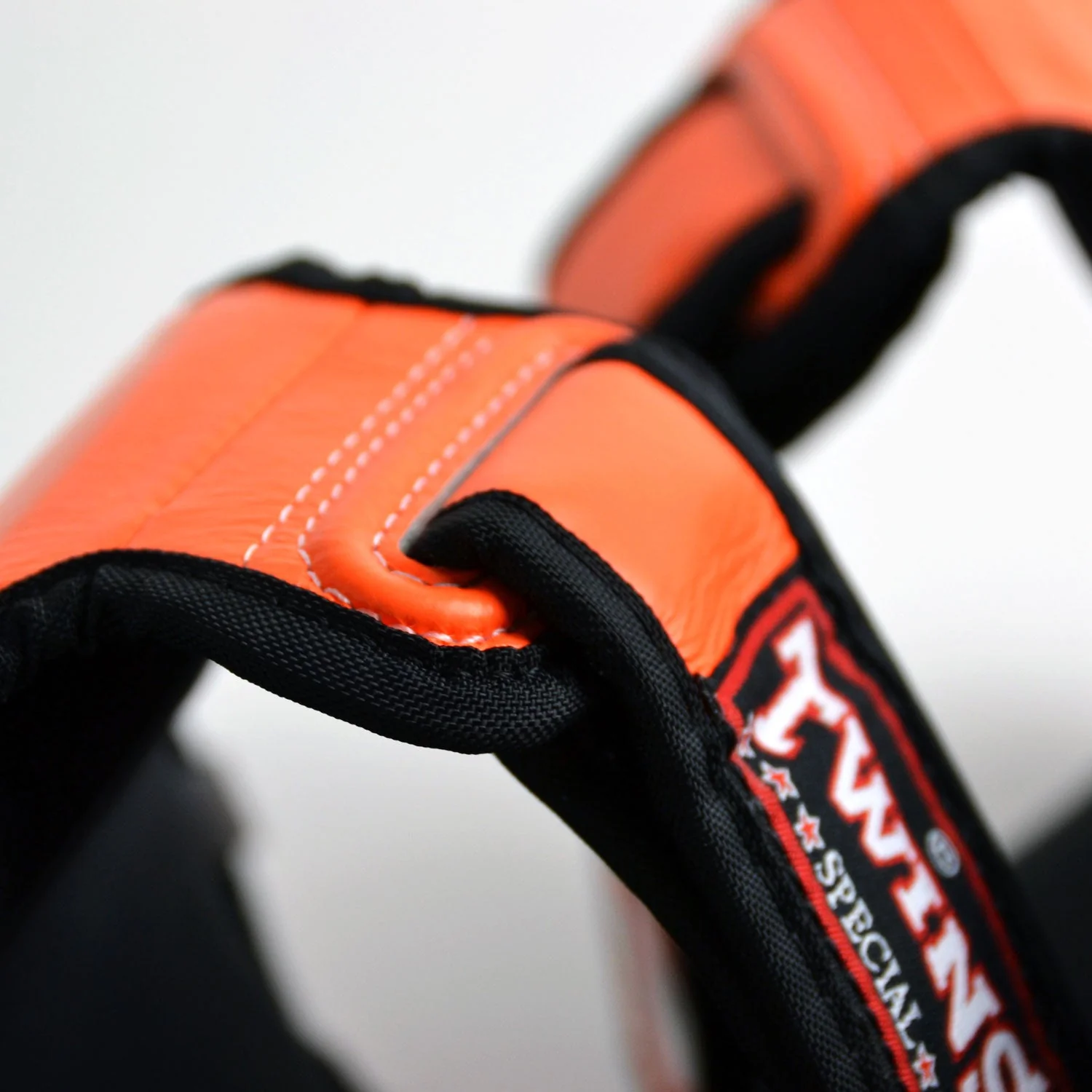 Twins Special SGL10 Leather Shin Pads - Orange - Image 4
