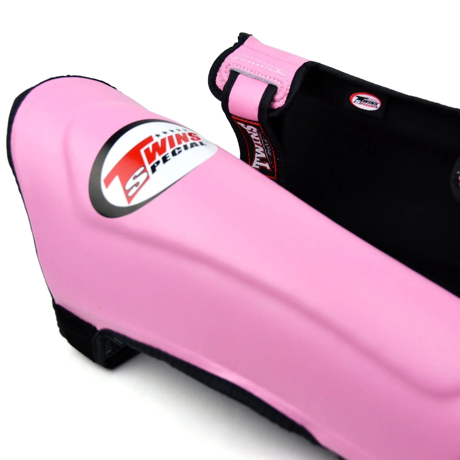Twins Special SGL10 Leather Shin Pads - Pink - Image 2