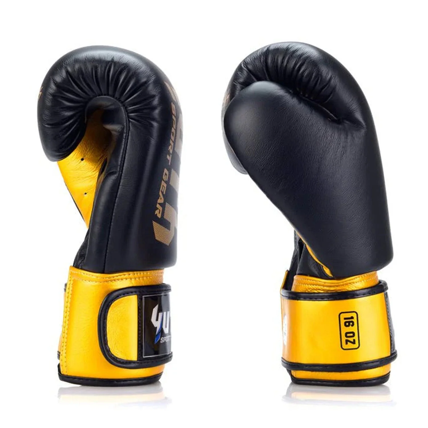 Yuth Boxing Gloves - Gold Line Black-Gold - Image 3