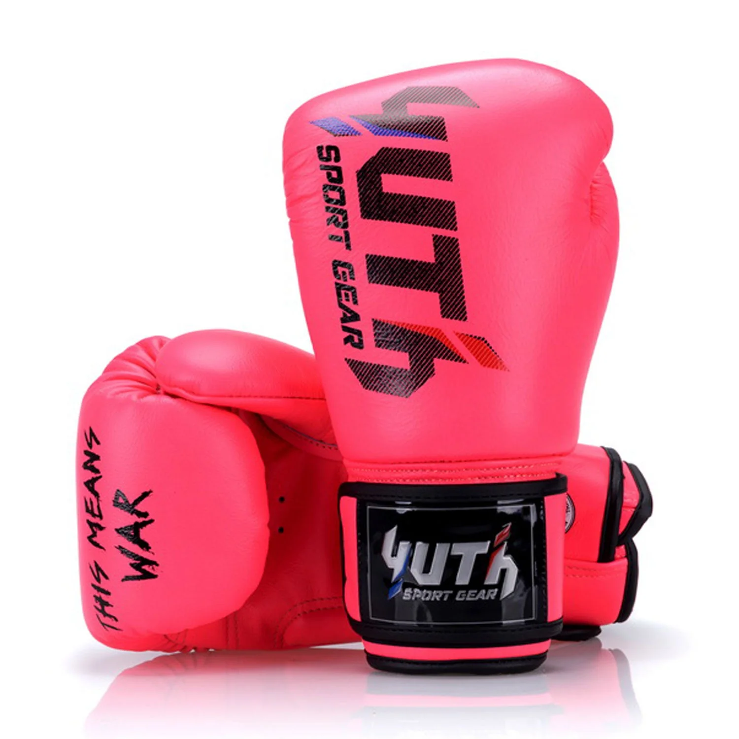 Yuth Boxing Gloves - Sport Line Pink - Image 2
